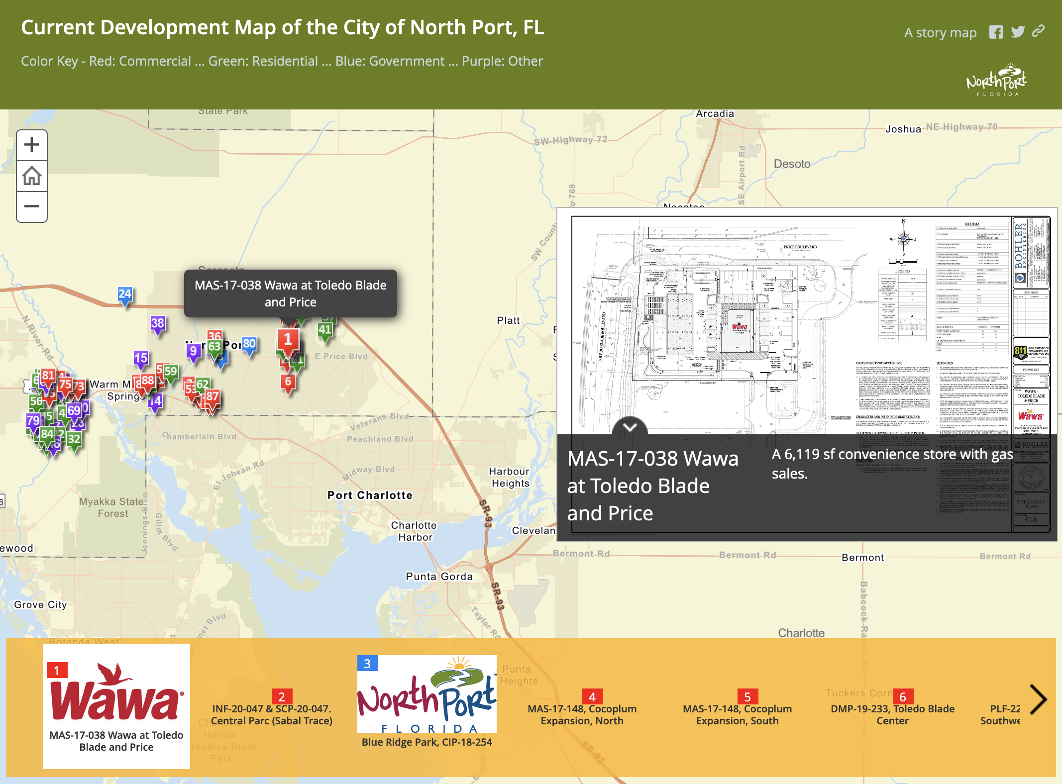 Current Development Map North Port FL Dev Map 