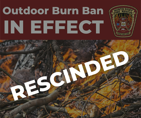 Graphic: Outdoor Burn Ban Rescinded