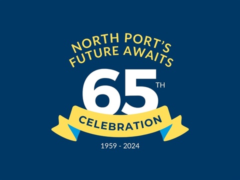 North Port's 65th Birthday Celebration logo