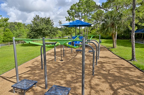 Play structure in Blue Ridge Park