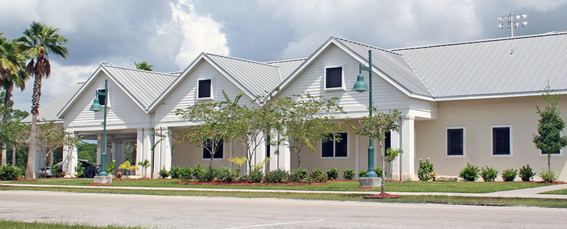 Exterior of the George Mullen Activity Center