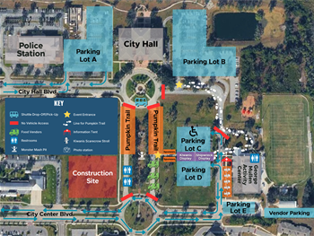 2026 Trick or Treat Traffic Flow Map