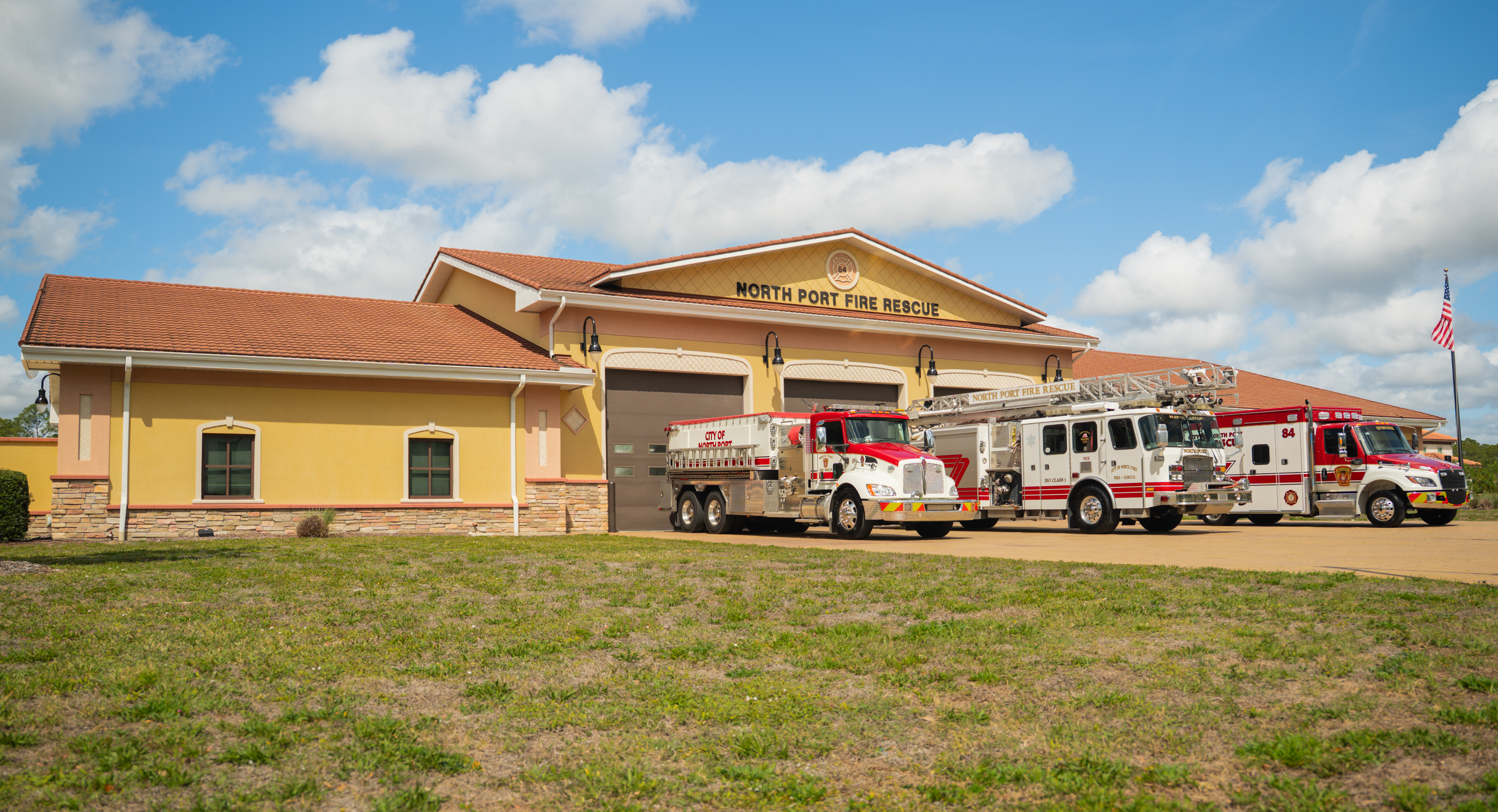 exterior of fire station 84