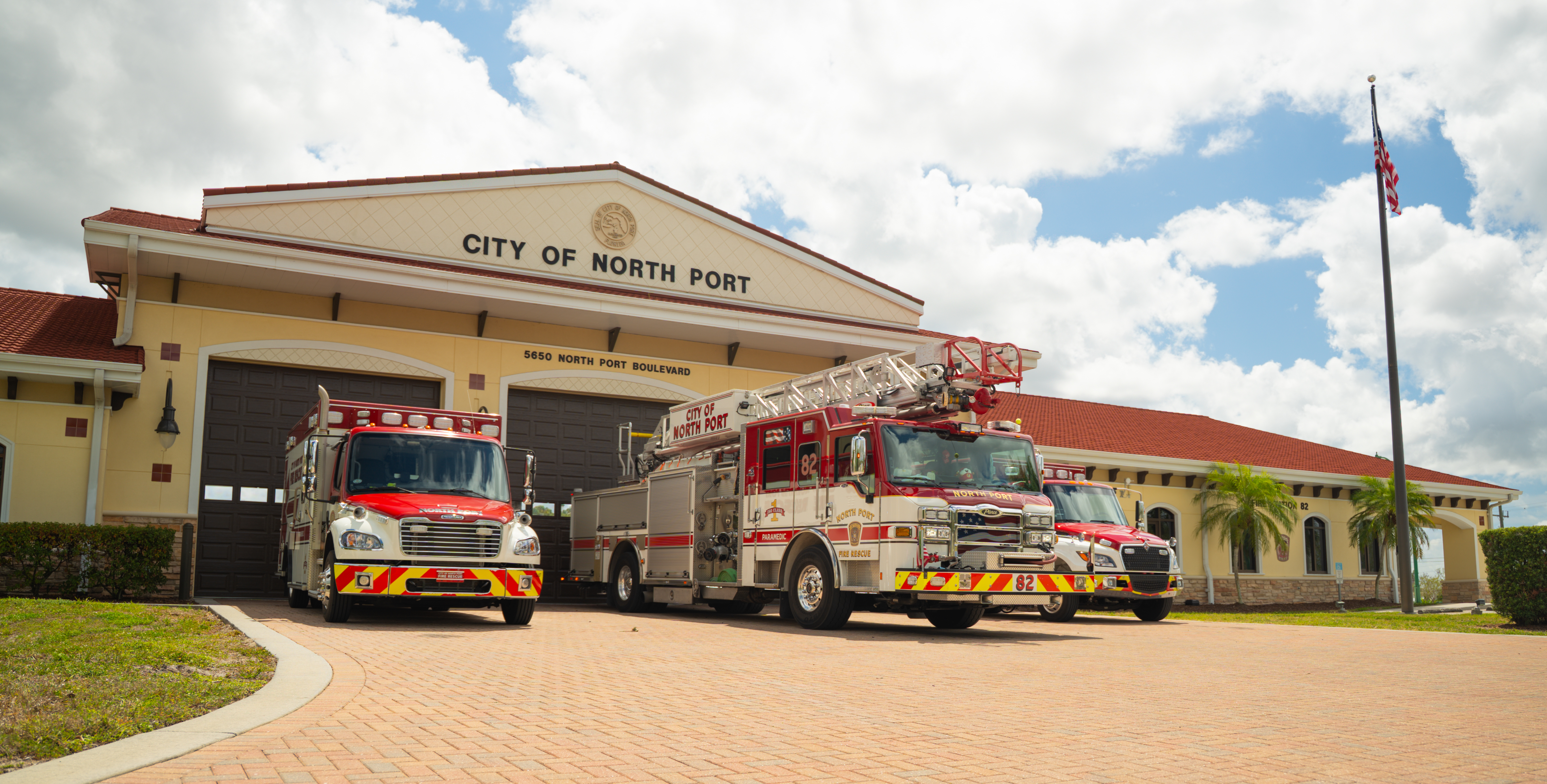 exterior of fire station 82