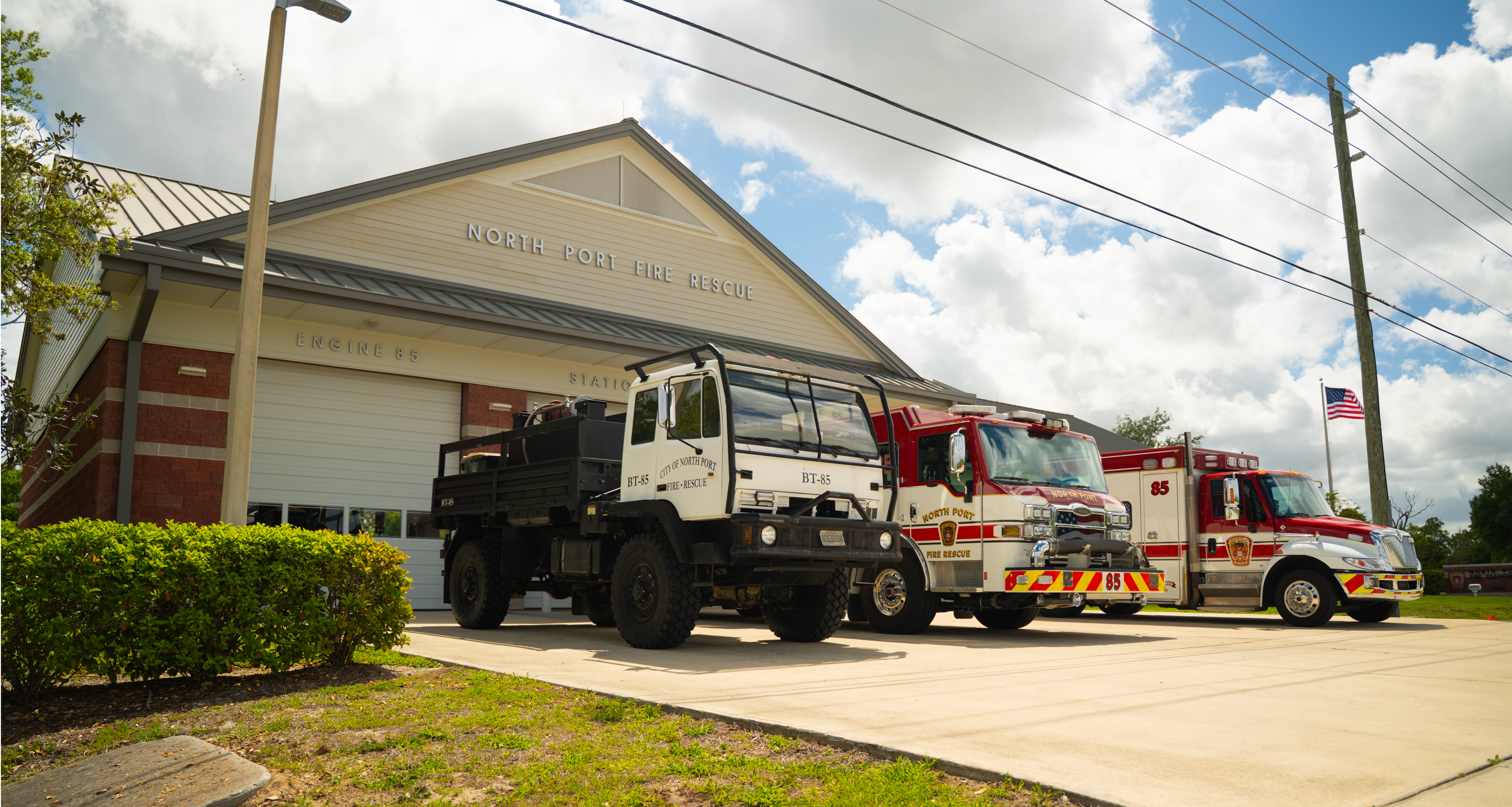 exterior of fire station 85