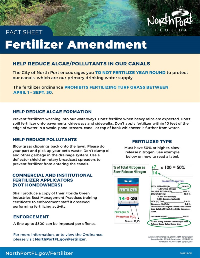 fertilizer ordinance