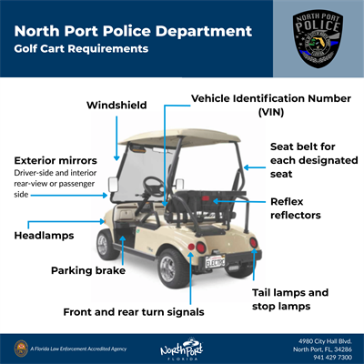NEW North Port Police Department Golf Cart Requirements.png
